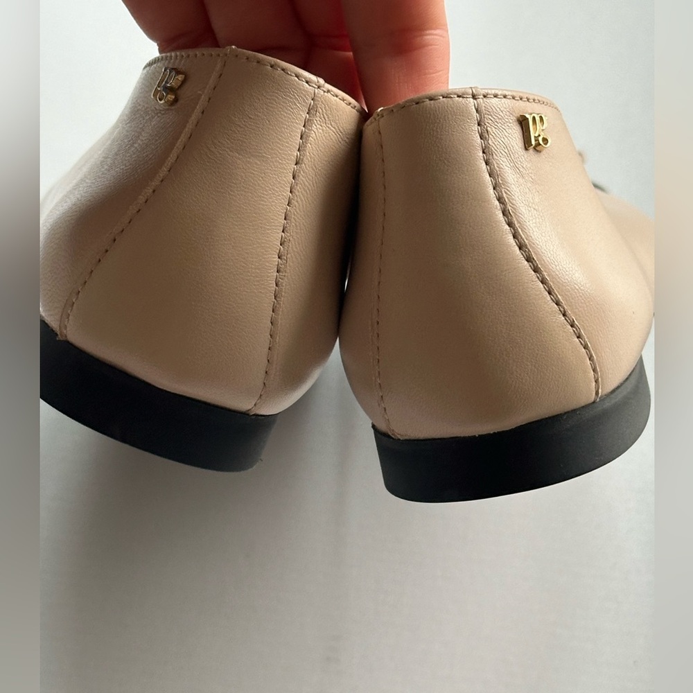 PAUL GREEN Beige & Black Cap-Toe Ballet Flats (Fits 9.5–10) - Picture 7 of 16